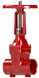 Flange Grooved Type Resilient Seated Gate Valve Standar FM/UL