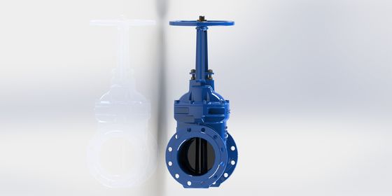 Katup Gerbang Berflensa Tahan Korosi untuk Kontrol Pipa Industri dengan Peringkat Tekanan PN16