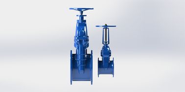 Soft Seated Rubber Epoxy Coating Resilient Wedge Gate Valve Dengan NBR O Ring