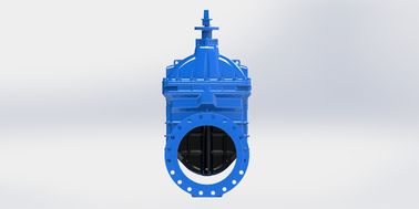 Soft Seated Rubber Epoxy Coating Resilient Wedge Gate Valve Dengan NBR O Ring