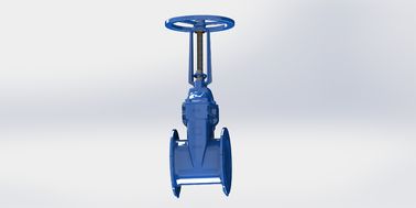Fusion Bonded Epoxy Coated Outside Screw Yoke Gate Valve dengan Rubber Wedge