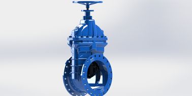 Soft Sealing Non Rising Stem Water Gate Valve dengan Handwheel atau Top Cap