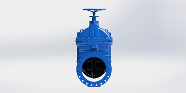 EN1074-2 FBE Lapisan Tipe Wedge Non Rising Stam Gate Valve DN600
