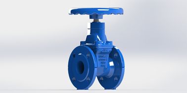 Kedua sisi penyegelan non-meningkat Stem Gate Valve, elastis Duduk Screwed Gate Valve