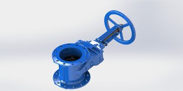Roda tangan atau tutup atas dioperasikan katup gerbang air Merah / Biru Epoxy dilapisi