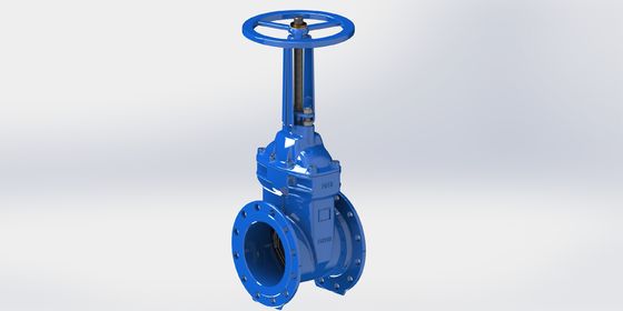 BS Desain Standard Water Gate Valve dengan Rating Tekanan PN25 dalam ukuran 2 sampai 32 inci dan lapisan epoksi untuk jaringan distribusi air