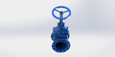 WRAS Ventil Gerbang Stem Resilient Seated Rising Disetujui untuk Layanan Air
