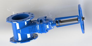 Fusion Bonded Epoxy Coated Outside Screw Yoke Gate Valve dengan Rubber Wedge