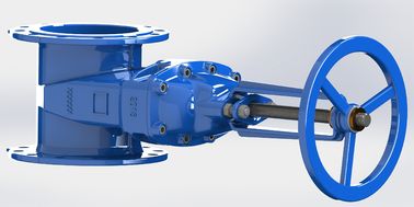 Handwheel dioperasikan katup gerbang air Epoxy dilapisi / tidak naik batang Tersedia