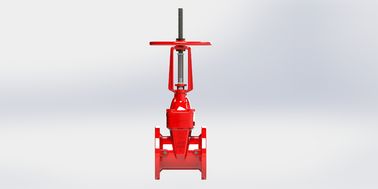 Outdoor Screw Yoke Type UL FM Gate Valve Untuk Layanan Perlindungan Kebakaran