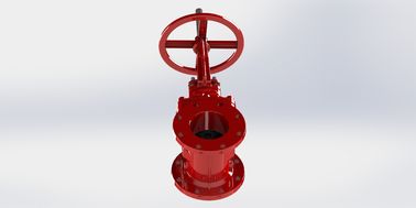 FBE berlapis merah katup duduk elastis untuk layanan pemadam kebakaran UL FM Disetujui