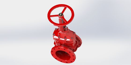 UL FM Gate Valve dengan Flanged/Grooved Connection dan Fusion Bonded Epoxy Coating untuk EPDM Sealed Pipeline Systems