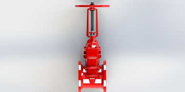 UL / FM ANSI B16.1 Flange Gate Valve Dengan Fusion Bonded Epoxy Coating