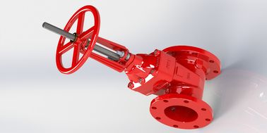 NRS Rising Stem Gate Valve Less dengan Operasi Torgue / Keuntungan Resistensi Abrasi
