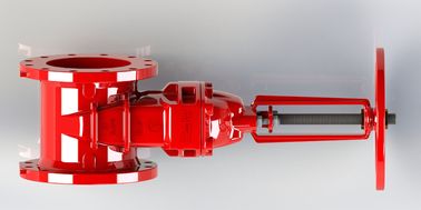 Operasi Ringan Torsi Tipe Gate Valve Wedge, UL FM Disetujui Air Flow Control Valve