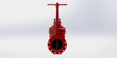 Kelas 125/150 Tekanan UL FM Gate Valve Handwheel Operasi Fusion Bonded Epoxy Coating