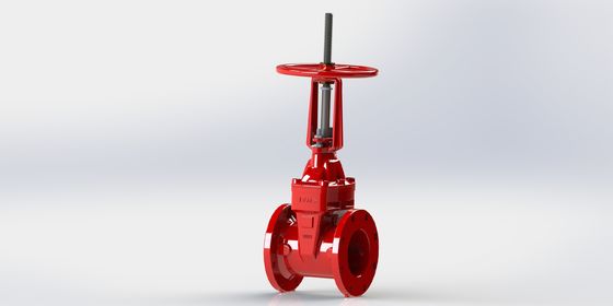 UL FM Gate Valve dengan Flanged/Grooved Connection dan Fusion Bonded Epoxy Coating untuk EPDM Sealed Pipeline Systems