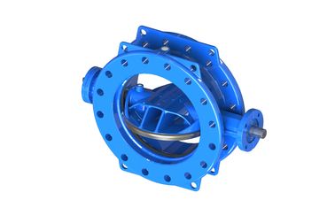 Stainless Steel Disc Double Excentric Butterfly Valve Sertifikat UL Memenuhi Standar Air Minum