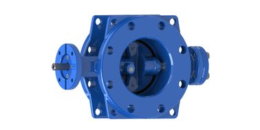 Tekanan tinggi PN10 Double Excentric Butterfly Valve dengan disc stainless steel