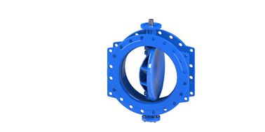 SS316L Disc Ring Double Eccentric Butterfly Valve Kepala kosong