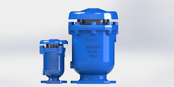 50-300mm Ductile Iron Combination Air Release Valve dengan tiga fungsi untuk sistem fluida industri