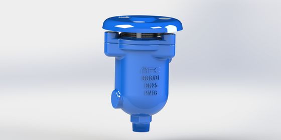 Kombinasi katup pelepasan udara dengan float stainless steel dan sambungan flange berujung untuk sistem tekanan PN10-16-25