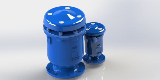 50-300mm Ductile Iron Combination Air Release Valve dengan tiga fungsi untuk sistem fluida industri