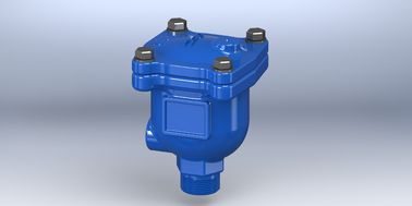 Biru kecil baja tahan karat Float ventilasi udara, lapisan Epoxy klep kontrol aliran udara