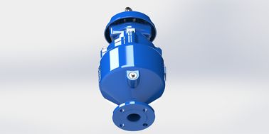 Saluran air pembuangan pembuangan tunggal Tipe Flange Valve Founded Large Air Release