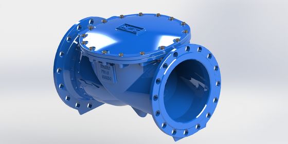 EN12266 Standar pengujian Swing Flex Check Valve dengan jenis sambungan flange dan bahan segel EPDM untuk kontrol fluida industri