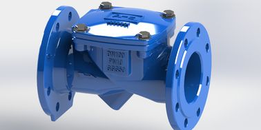 Karet Disc Swing Flex Check Valve Anti Air Hammer Korosi Resistensi Tersedia