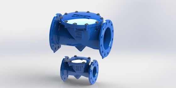 Swing Flex Check Valve bersertifikat ISO dengan bahan segel EPDM untuk kisaran suhu 0-80 °C