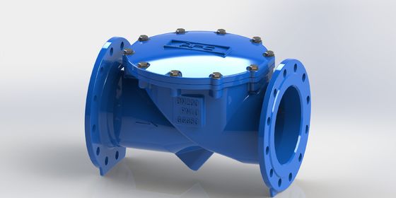 DN50-700 Swing Flex Check Valve dengan Flange PN10 Connection dan Seal EPDM untuk Sistem Fluida Industri