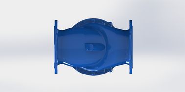 40 derajat miring Swing Check Valve Dengan AISI B16.1 Flange