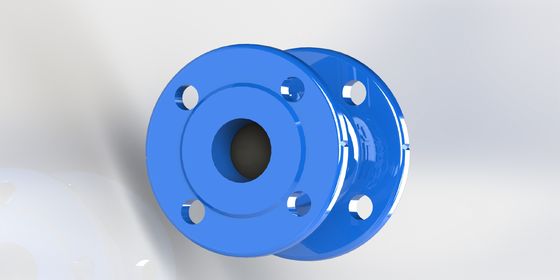 PN25 Tekanan Non-Slam Check Valve dengan konstruksi besi elastis dan sambungan ujung flange
