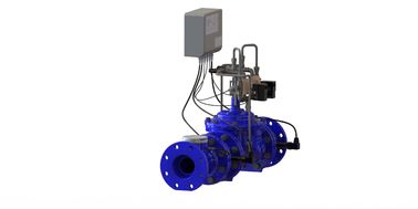 Dinamis Perubahan Tekanan Tekanan Penyesuaian Valve Pengurangan Untuk NRW Non-Penghasilan Air