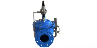 A200 Penurunan Tekanan Katup Nylon Diafragma SS304 Epoxy Coating Flange Connection