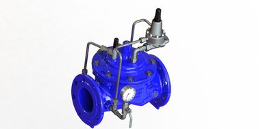 Flange Connection Ductile Iron Pressure Sustaining Valve Untuk Penggunaan Industri