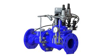Non Revenue Water Blue Water Pressure Control Valve Dengan Pengontrol Baterai