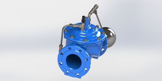 GGG50 Material Float Control Valve with EN1074-5 Flange and Hydraulic Actuator for Precise Flow Regulation