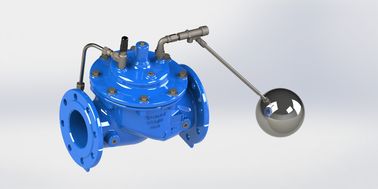 PN10 Flange Ends Float Control Valve FBE Dilapisi Modulating Float Valve