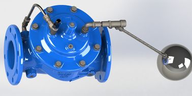PN10 Flange Ends Float Control Valve FBE Dilapisi Modulating Float Valve