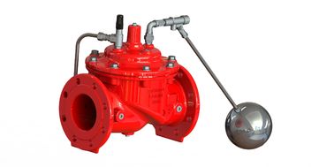 Diafragma dioperasikan stainless steel Float Pilot Valve, Epoxy dilapisi air Float Valve