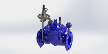 PN25 EN1074-5 Standard Adjustable Hydraulic Flow Control Valve Dengan Penghias Baja Rostless