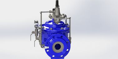 Katup Kontrol Aliran Pilot Baja Rinsing Nylon Memperkuat Diafragma