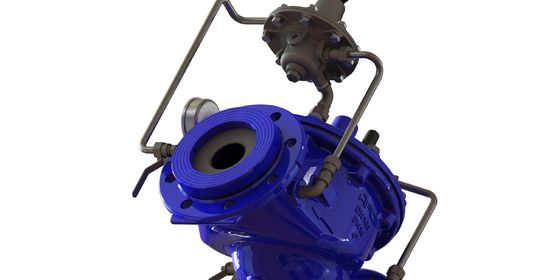 Katup Kontrol Aliran yang Dioperasikan Secara Hidraulik dengan Standar EN1074-5 dan Rentang Suhu 0-80 Derajat Fahrenheit