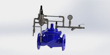 EPDM Karet Flange End Connection Surge Anticipating Control Valve Untuk Pengolahan Air