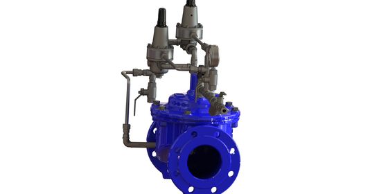 PN25 Surge Anticipating Valve dengan sambungan ujung flange dan penguatan nilon dengan diafragma EPDM