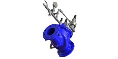 Sistem Air Gelombang Anticipating Valve Dengan Flange End Sambungan Dalam Ral5005 Warna Dan Mudah Instalasi