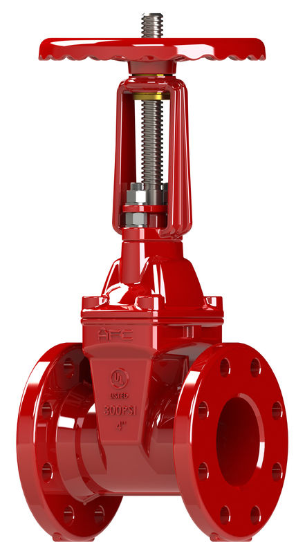 Flange Grooved Type Resilient Seated Gate Valve Standar FM/UL